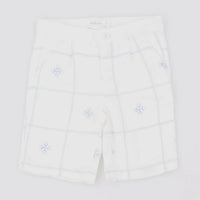Short con copos de nieve