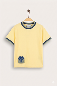 Playera estampado palmera