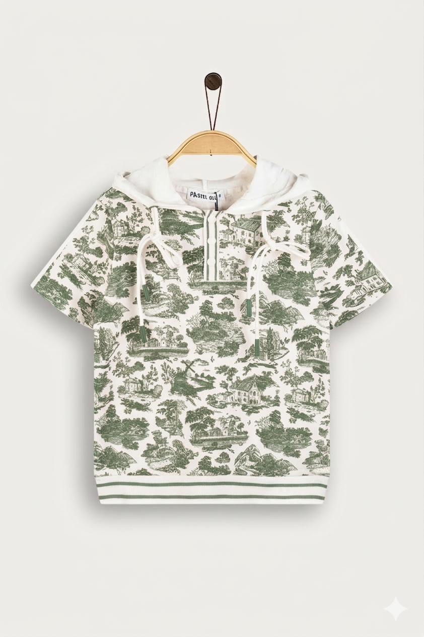 Camisa de niño con crochet
