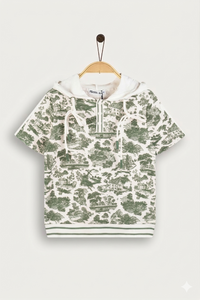 Camisa de niño con crochet