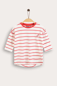 Playera rayada manga larga