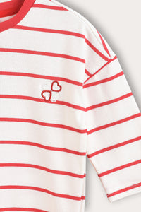 Playera rayada manga larga