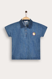 Camisa con efecto de lavado