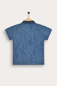 Camisa con efecto de lavado