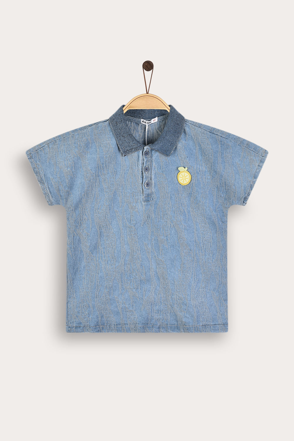 Camisa con efecto de lavado
