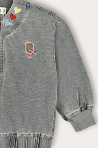 Sudadera detalle corazones