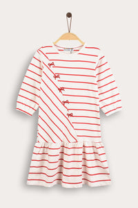 Vestido Rayado Manga Larga
