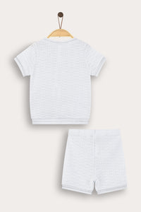 Conjunto de bebé con logo frontal