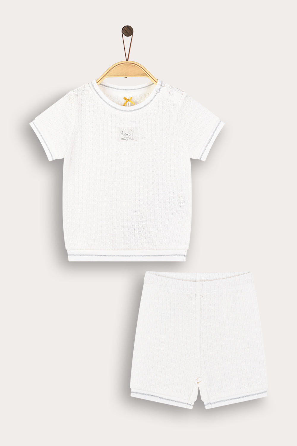 Conjunto de bebé con logo frontal