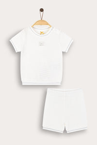 Conjunto de bebé con logo frontal