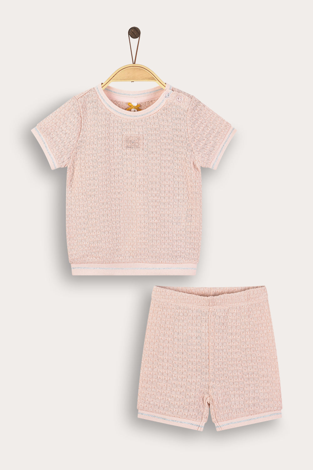Conjunto de bebé con logo frontal