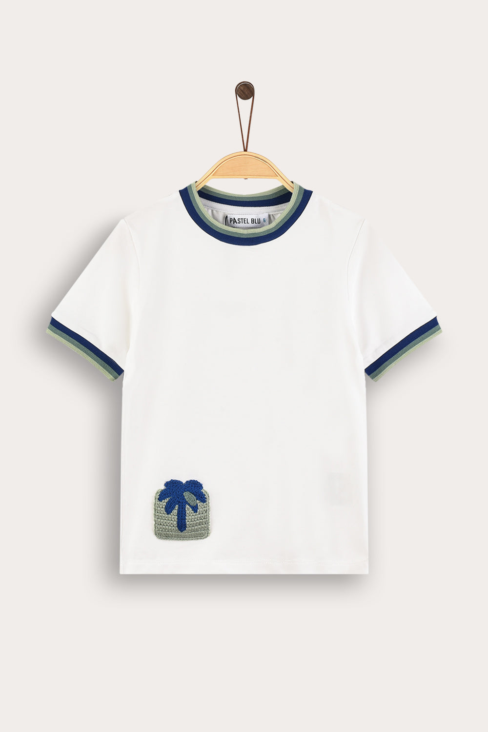 Playera estampado palmera