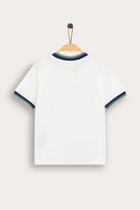 Playera estampado palmera