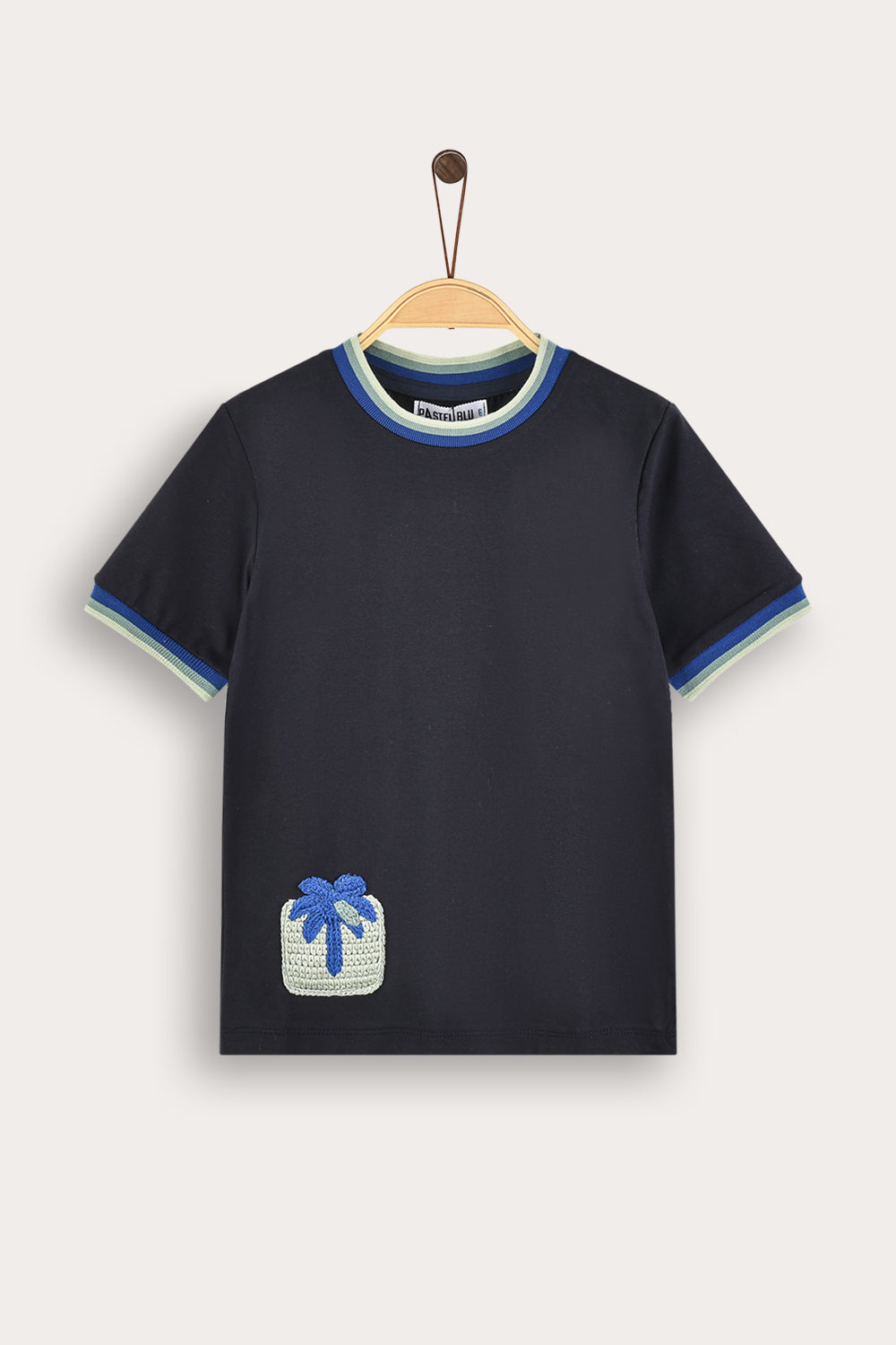 Playera estampado palmera