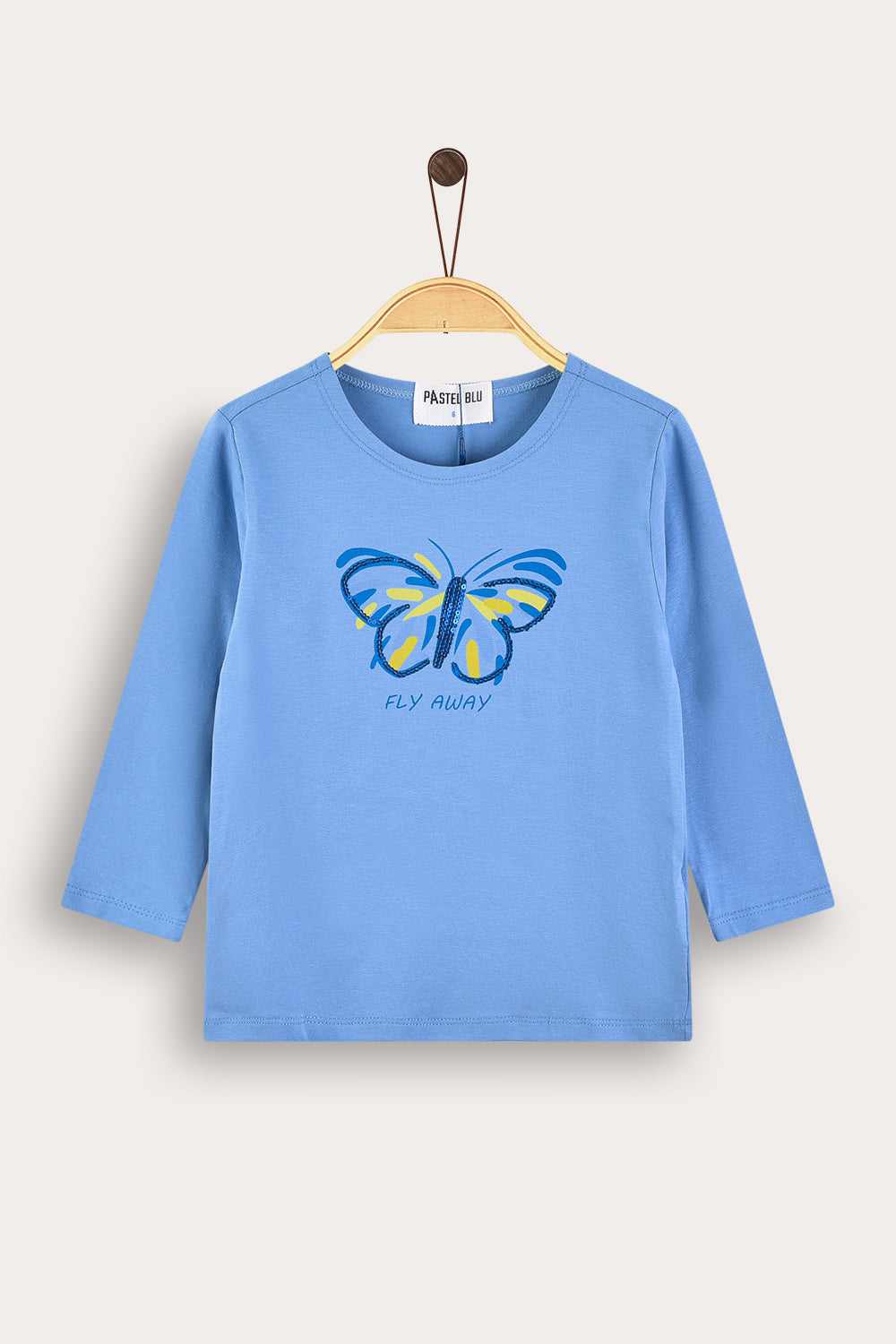 Playera con diseño de mariposas