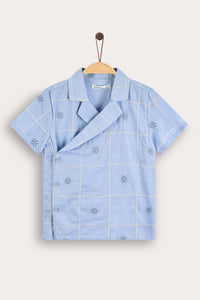 Camisa Shabbat con bordado