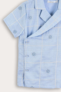 Camisa Shabbat con bordado